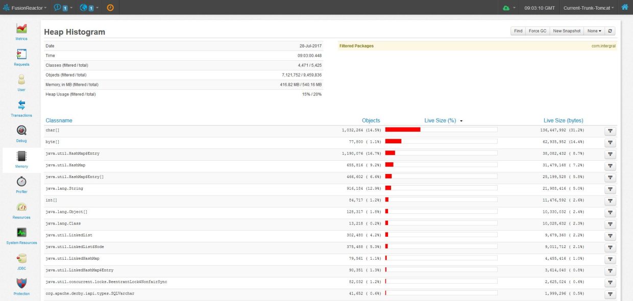 how to find memory leaks in your java web applications