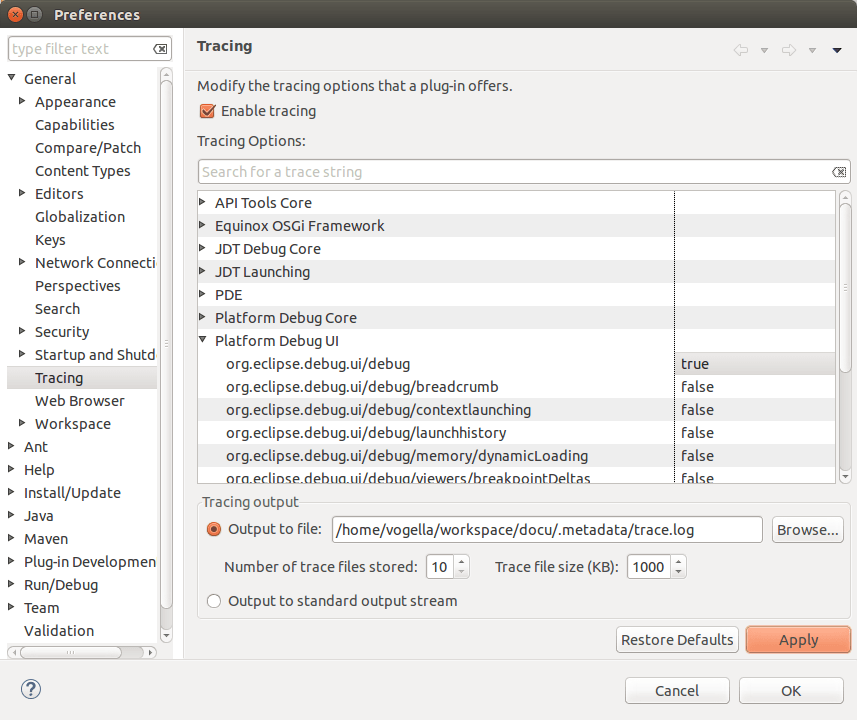 Eclipse Performance Monitor