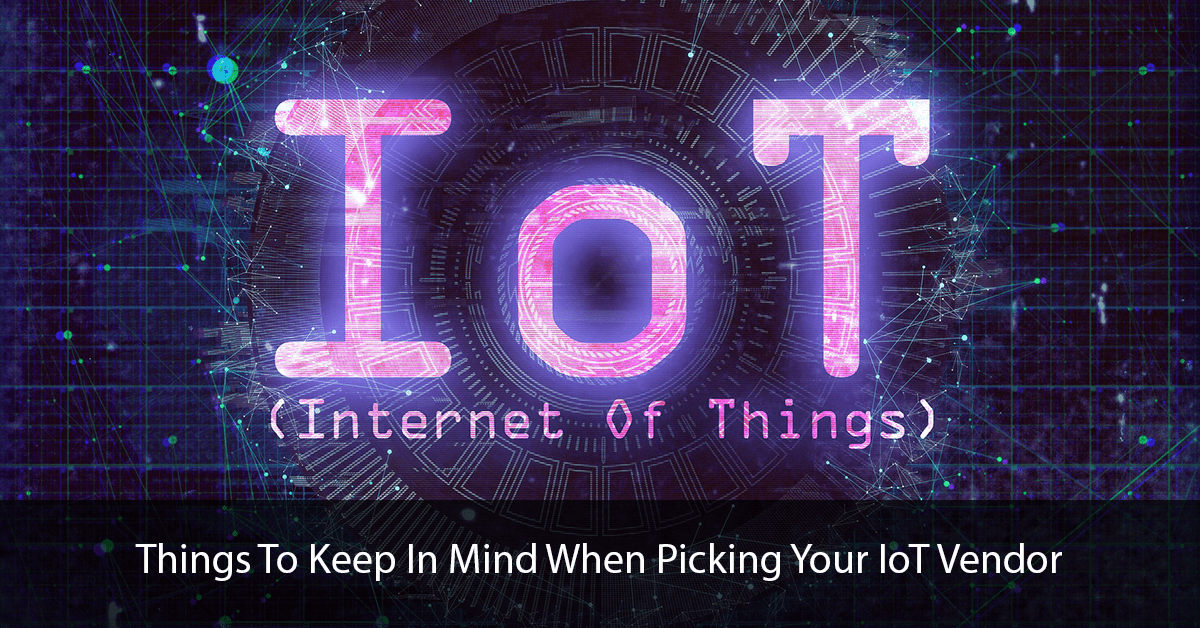 IoT Vendor Title Page