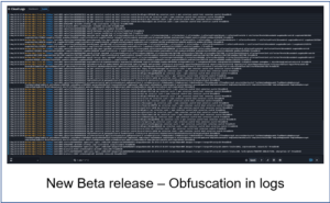 obfuscation in logs