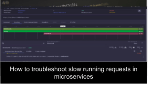 troubleshoot slow running requests in microservices