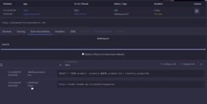 Observability into a distributed system