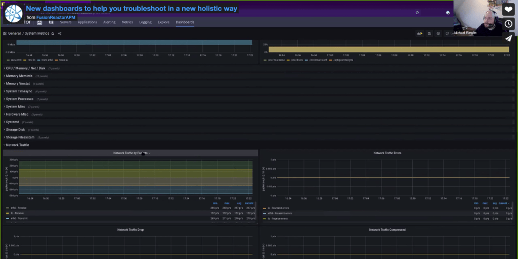 dashboards to help you troubleshoot