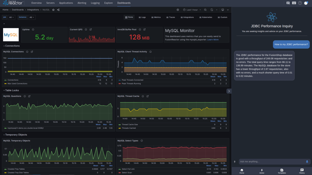 JDBC monitoring vs Database monitoring