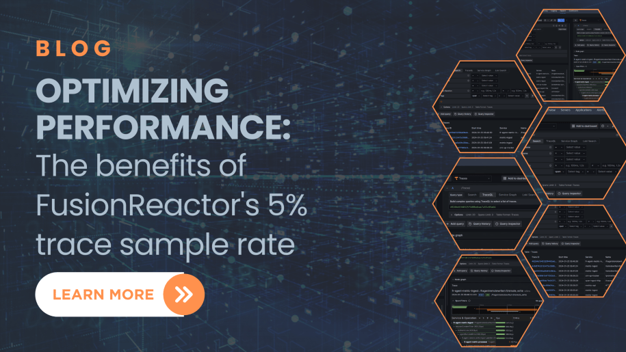 FusionReactor's 5% trace sample rate