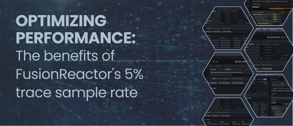 FusionReactor's 5% trace sample rate