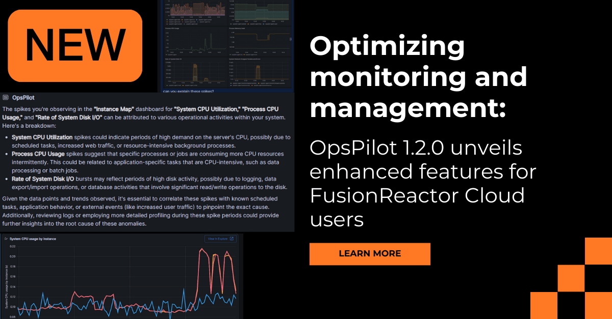 OpsPilot 1.2.0 release