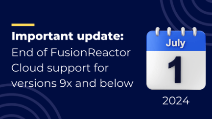 Support for FusionReactor Versions 8 and 9 Extended