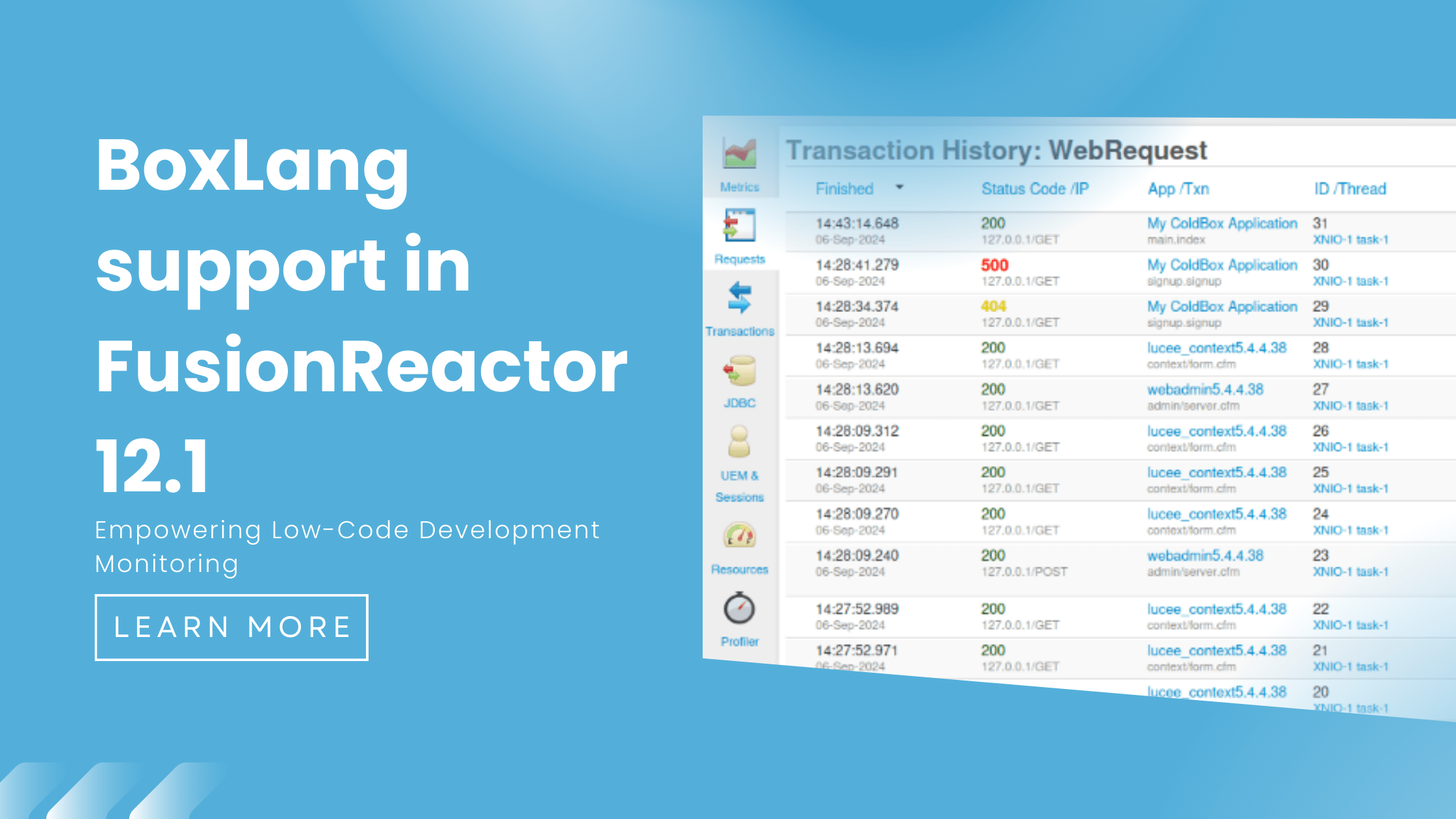 BoxLang supported by FusionReactor