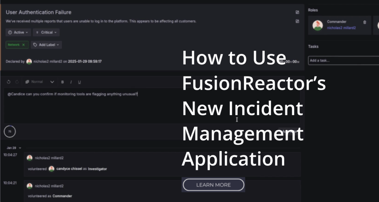 How to Use FusionReactor’s New Incident Management Application