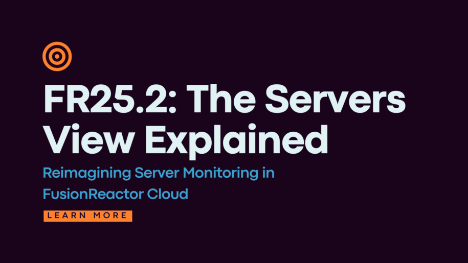 Reimagining Server Monitoring